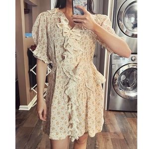 Dôen Piper Dress in Alabaster Countryside Calico